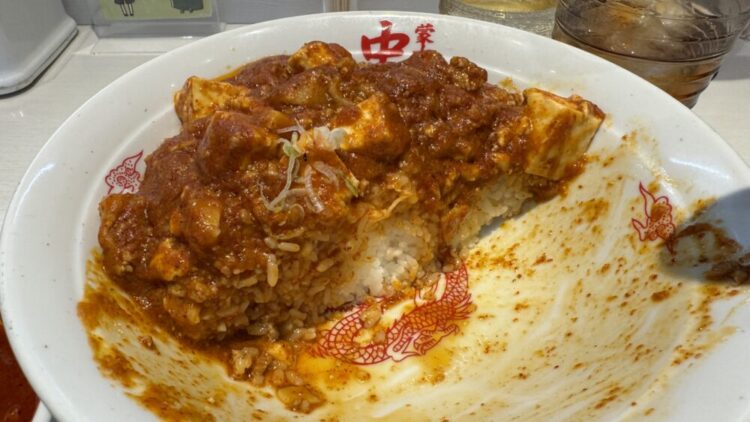蒙古タンメン様 デカ盛り×旨辛】蒙古タンメン中本 秋津店｜特製樺太丼+ライス超特大+